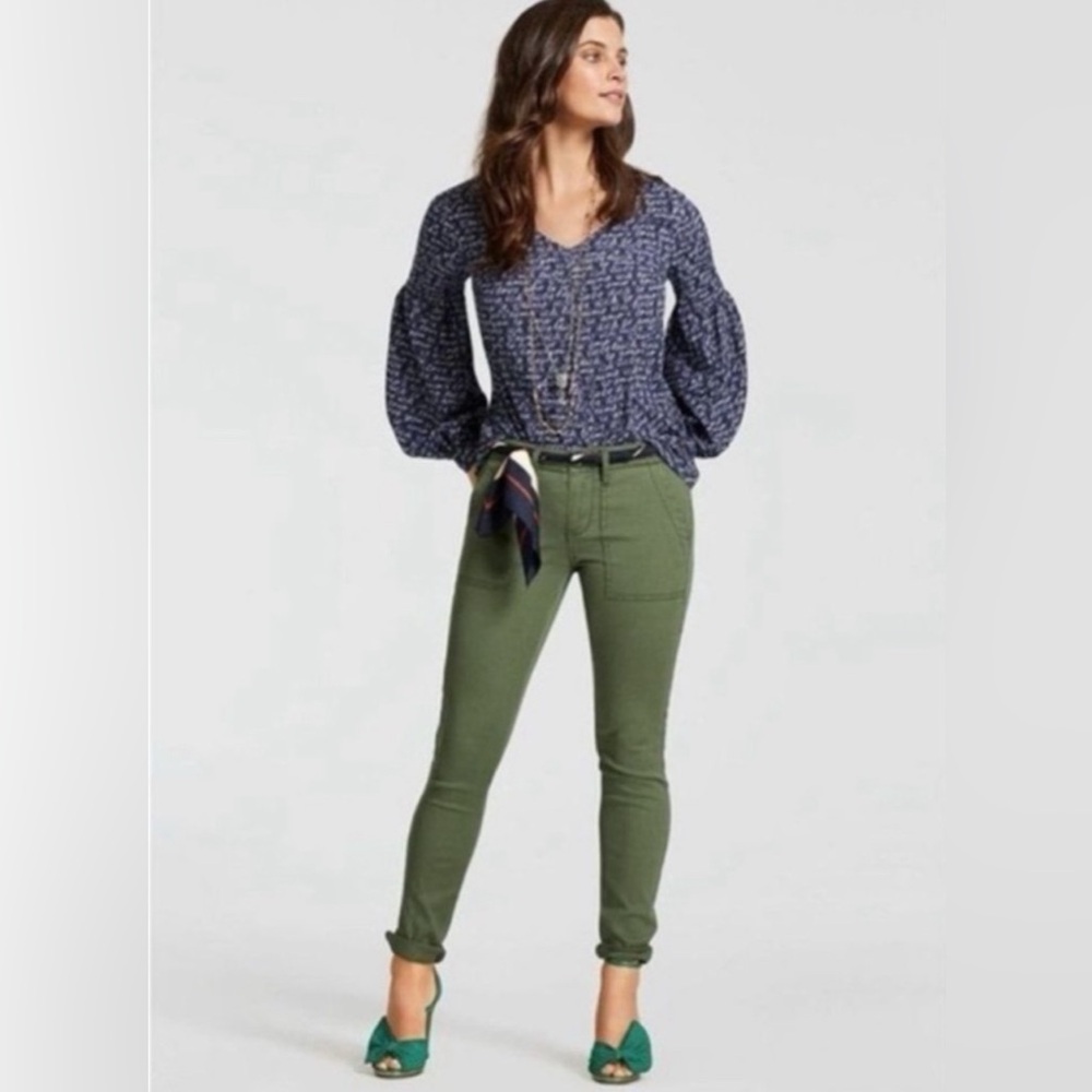 CAbi Te Amo Love Print Blouse Style # 5336
